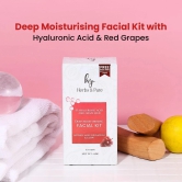 Deep Moisturising Facial Kit with Hyaluronic Acid & Red Grapes