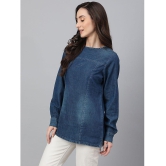 Janasya - Blue Denim Womens Regular Top ( Pack of 1 ) - None