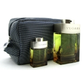 Bvlgari MAN WOOD NEROLI 3.4oz & 15ml Eau de Parfum Spray + Pouch. New Mens Set