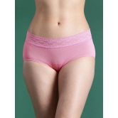 Women''s Sexy Lace Hipster Underwear | Mid Waist Boyshorts | Panties For Women| Briefs 3 Packs-Yellow::Maroon::Green / XXL / 95% Micro Modal & 5% Spandex