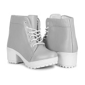 Ishransh - Gray Women's Ankle Length Boots - None