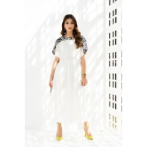 Serene White Kaftan Dress