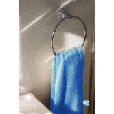 SOFTSPUN - Blue Microfibre Face Towel ( Pack of 1 ) - Blue