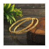 Jewar Mandi - Gold Bangle Set ( Pack of 1 ) - None