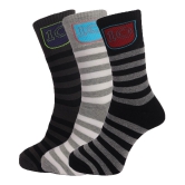 Dollar Socks Multi Casual Full Length Socks Pack of 3 - Multi