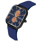 Hala Blue Silicon Analog Mens Watch