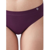 C9 Airwear Purple Nylon Solid Womens Bikini ( Pack of 3 ) - None