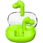 VERONIC G2 Transparent Bluetooth True Wireless (TWS) In Ear 24 Hours Playback Fast charging,Powerfull bass IPX4(Splash & Sweat Proof) Green