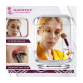 MAJESTIQUE Dual Sided Square Compact Mirror