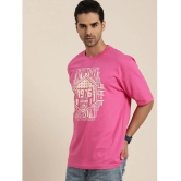 Dillinger - Pink Cotton Oversized Fit Mens T-Shirt ( Pack of 1 ) - None