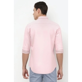 Men Pink Slim Fit Formal Full Sleeves Formal Shirt