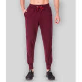 Uzarus - Maroon Cotton Mens Joggers ( Pack of 1 ) - None