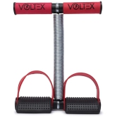 VOLTEX Red  Single Spring Tummy Trimmer for Abs Exerciser,Body Toner and Fat Buster| For Men and Women - Red