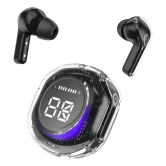 VEhop Ultrapods PRO Bluetooth True Wireless (TWS) In Ear 30 Hours Playback Fast charging,Powerfull bass IPX4(Splash & Sweat Proof) Black