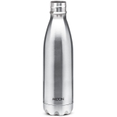 Milton - SHINE 1000 Silver Water Bottle 900 mL ( Set of 1 ) - Silver