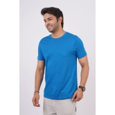 Men's Blue Saphire Pima Cotton Crew Neck