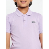 UNIBERRY - Purple Cotton Blend Boys Polo T-Shirt ( Pack of 1 ) - None