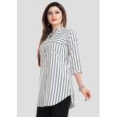 Meher Impex - White Crepe Womens Tunic ( Pack of 1 ) - None