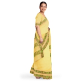 Handloom Cotton Silk Saree Yellow