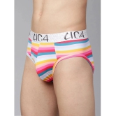 IC4 Pack of 1 Nylon Mens Briefs ( Multicolor ) Brief - None