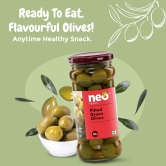 Neo Pitted Green Olive, 380 Gm