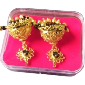 Gold Plated Traditional Jhumka Earrings for Women