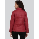 PPTHEFASHIONHUB - Polyester Maroon Puffer Pack of 1 - None