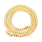 AanyaCentric 22inches Long Gold Plated Chain for Men Women Girls Boys - None