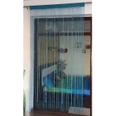 ENTICE Single Door Beaded String Curtain - Blue