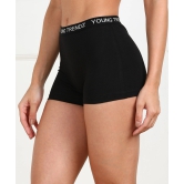 Young trendz Women Boy Short Black Panty-3XL / Black