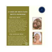 Vedicine Pure Multani Mitti Powder For Face and Skin Care (100g each) (Pack of 3)