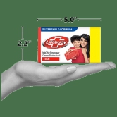 Lifebuoy Total Soap, 100% Stronger Germ Protection, New Silver Shield Formula, 125 G