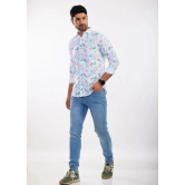 Aviary Premium Linen Printed Shirt-M - 38