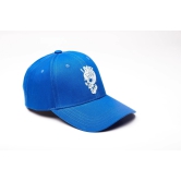 I Dont Care Printed Royal Blue Cap