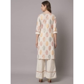 SHOPPING QUEEN Women's Khadi Straight Kurta with Palazzo