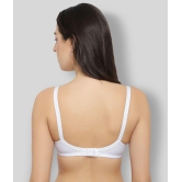 KYODO - White Cotton Blend Non - Padded Women's Everyday Bra ( Pack of 1 ) - 40B