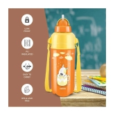 Milton - Kool Trendy 500 Orange School Water Bottle 490 mL ( Set of 1 ) - Orange