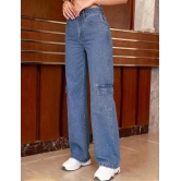 Trending High Rise Denim Cargo for Girls And Women-32