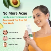 Avocado & Tea Tree Oil Face Wash | Anti Acne, Oil Clear Face Wash for Refreshing Glow – 100 ML