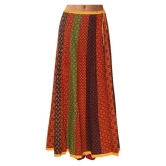 Sttoffa - Multicolor Cotton Womens A-Line Skirt ( Pack of 1 ) - 42