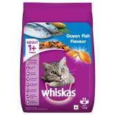 Whiskas Adult 1+ Years Ocean Fish Flavour Cat Food, 1.2 Kg