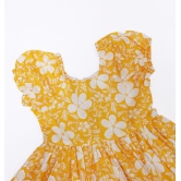 Tillie Dress in Yellow Flowers-10-12 years