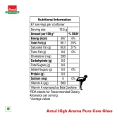 AMUL HIGH AROMA COW GHEE 1 LTR TIN