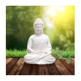 Khushi Enterprises Meditation Resin Buddha Idol 14 x 7 cms Pack of 1