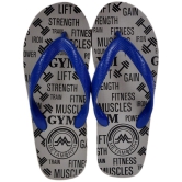 METAMORPH Gray Flip Flops - None