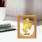 24K Gold Plated Ganesha Customized Photo Frame For Corporate Gifting