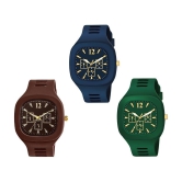 Hala - Multicolor Silicon Analog Men's Watch