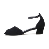 MARC LOIRE - Black Women's Peep Toes Heels - None