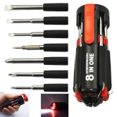 0427  8 in 1 Multi-Function Screwdriver Kit with LED Portable Torch