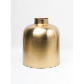 VON CASA Gold Cylindrical Flower Vase